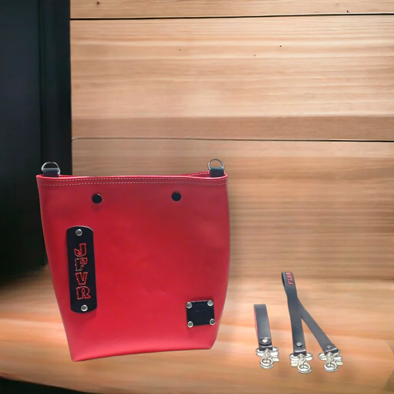 Bolso rojo para máscara SCBA miniatura 2